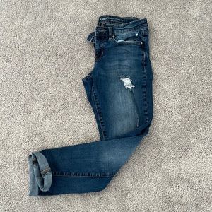 Gap skinny roll up jeans